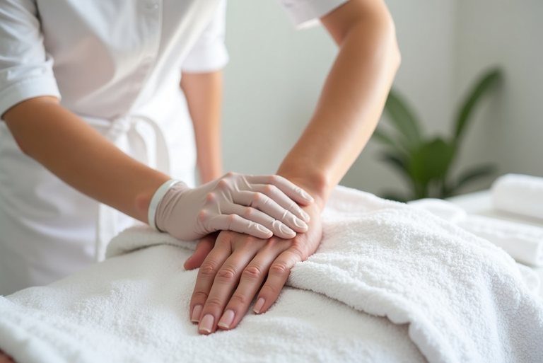 Massagem terapeutica em homem